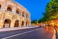 Nimes, France - Ancient Roman Arena Royalty Free Stock Photo