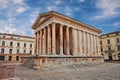 Nimes, France: the Roman Temple Maison Carree built c. 19 BC