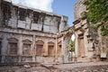 Nimes, Occitania, France: The Roman Temple of Diana, ancient monument built in the 1st century Royalty Free Stock Photo