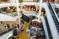 Nimes, Occitanie, France - Interior design of the local Halles de Nimes, a central market place