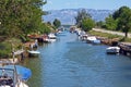 Anchored boats near Nin Royalty Free Stock Photo