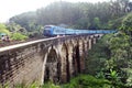 Train on the Nine arch bridge - Demodara