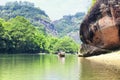 Nine Bend River Jiuxi in Wuyishan Royalty Free Stock Photo