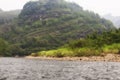 Nine bend River wuyishan china landscape