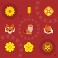 nine chinese new year icons