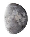 Nine days old Moon - inverted image Royalty Free Stock Photo