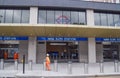 Nine Elms Underground station on opening day, London, UK Royalty Free Stock Photo