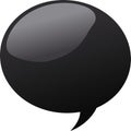 nine gradien green and black Blank empty speech bubbles 2 Royalty Free Stock Photo