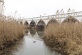 Nine-holed Bridge in Hungary Royalty Free Stock Photo