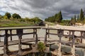 The nine locks of Fonseranes - Beziers in the department of Herault - Occitania - France