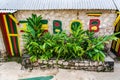 Nine Mile, Jamaica JANUARY 07, 2017: Bob Marley Mausoleum compound: small house where he has grown.