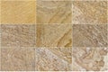 Nine Natural Limestone Royalty Free Stock Photo
