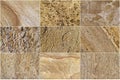 Nine Natural Limestone Background Royalty Free Stock Photo