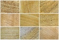 Nine Natural Limestone Background or textures Royalty Free Stock Photo