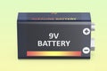 Nine volt battery