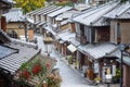 Ninenzaka Ninen-zaka, is a stone-paved pedestrian road tourist attraction. The road is lined with traditional buildings shop Royalty Free Stock Photo