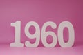 1960 nineteen-sixties Isolated pink Background with Copy Space - culture society and history