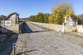 Nineteenth-century bridge over Yantra River in Byala, Bulgaria Royalty Free Stock Photo