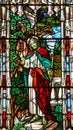 Nineteenth Century Church Stained Glass Jesus
