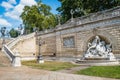 Ninfa fountain and Pincio staircase outside Montagnola park, Bologna ITALY Royalty Free Stock Photo