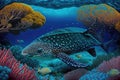 Beautiful Colorful Coral Ningaloo Reef Australia