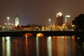 Ningbo, China - moon lake by night