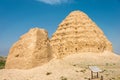 Western Xia tombs (Xixia Wangling). a famous historic site in Yinchuan, Ningxia, China. Royalty Free Stock Photo