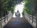 Buddhist temple of Hang Mua : 486 stone step up to the top of Ngoa Long mountain, at Ninh Binh P