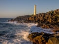 Ninini Point Lighthouse on Nawiliwili Bay in Kaua`i`