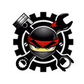 Ninja Auto parts logo