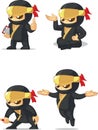 Ninja Customizable Mascot 10