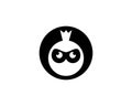 Ninja Face logo vector Royalty Free Stock Photo