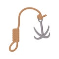 Ninja hook weapon cartoon icon