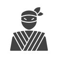 Ninja icon vector image. Royalty Free Stock Photo