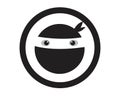 Ninja Logo Design Royalty Free Stock Photo