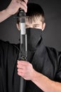 Ninja - spy, saboteur Royalty Free Stock Photo