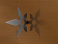 Ninja star Royalty Free Stock Photo