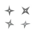 Ninja star Shuriken Royalty Free Stock Photo