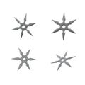 Ninja star Shuriken Royalty Free Stock Photo