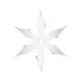 Ninja star - shuriken Royalty Free Stock Photo