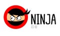 Ninja vector logo icon