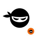 Ninja warrior head icon