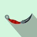 Ninja weapon flat icon