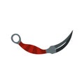 Ninja weapon flat icon