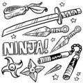 Ninja weapons sketch