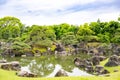 Ninomaru Garden, Kyoto, Japan. Ninomaru-Garden is the garden of Nijo Castle,