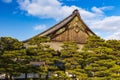 The Ninomaru Palace roof in Nijojo Castle Kyoto, Japan