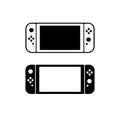 Nintendo Switch. Game controller design template icon Royalty Free Stock Photo