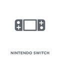 Nintendo switch icon from Entertainment collection. Royalty Free Stock Photo