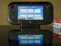 Nintendo Wii U game pad on the stand